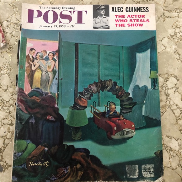 1958 Saturday Evening Post - JAN 4/25 - Picture 1 of 4